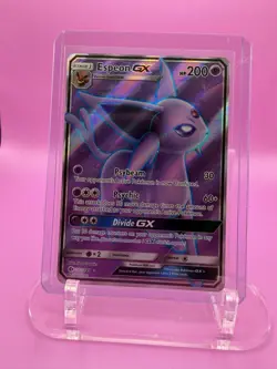 Espeon GX (Full Art) 140/149 SM Base Set Holo POKEMON Ultra Rare Full Art - Image 1