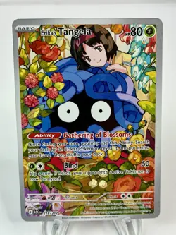 Erika's Tangela 218/217 ME: Ascended Heroes Full Art Illustration Rare Pokemon - Image 1