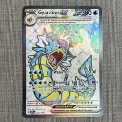 Gyarados ex 225/198 Full Art Ultra Rare Scarlet & Violet Pokemon English NM - Image 1