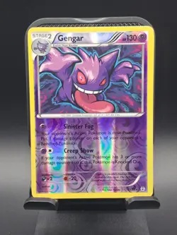 Gengar 60/162 Reverse Holo Rare XY - BREAKthrough Pokemon Card - Image 1