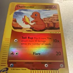 Pokemon TCG Expedition Charmander 097/165 Common Reverse Holo Eng 2002 - Image 3