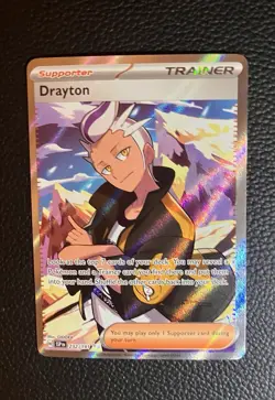 Pokemon TCG - Drayton 232/191 Ultra Rare Full Art Trainer Surging Sparks - Image 1