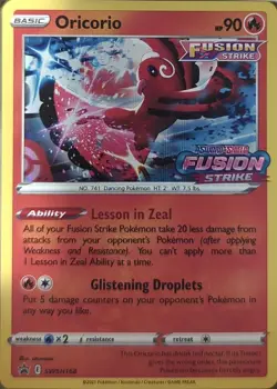 Pokemon Sword & Shield Promo Holo Oricorio (Prerelease) SWSH168 Holo P NM - Image 1