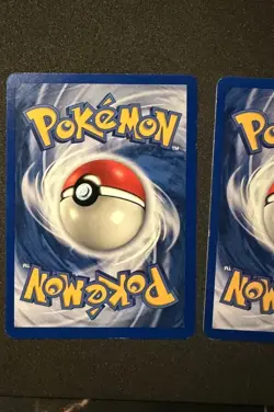 Pokemon Shadowless Base Set Starter Trio Bulbasaur Squirtle Charmander LP - Image 4