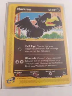 79/144 Murkrow - Skyridge - Pokemon Card - Near Mint - WOTC - Image 2