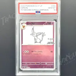 PSA 10 Espeon 066/SV-P YU NAGABA Promo Japanese Pokemon Card 2023 Campaign - Image 1
