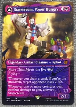 Starscream, Power Hungry (Shattered Glass) Universes Beyond: Transformers 20 BOT - Image 1