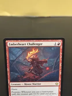 MTG BLB-0133 Emberheart Challenger - Bloomburrow Rare Free Shipping! - Image 2