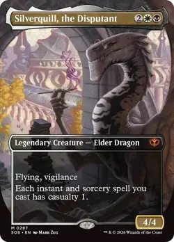 Silverquill, the Disputant (Borderless) [Secrets of Strixhaven] MTG - Image 1