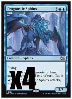 MTG | Prognostic Sphinx (x4 Playset) | (NM) Commander: Duskmourn - Image 1
