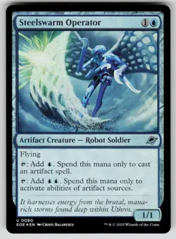 Steelswarm Operator Foil Uncommon Edge of Eternities 80 MTG Near Mint 2025 - Image 1