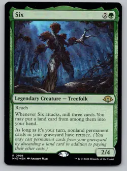 Six 169 Rare Modern Horizons 3 MTG Foil Near Mint - Image 1
