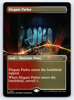 Elegant Parlor FOIL Borderless - Murders at Karlov Manor MTG - Image 1