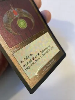 MTG Talisman of Impulse *RETRO FRAME FOIL ETCHED* Secret Lair Drop 1055 NM - Image 2