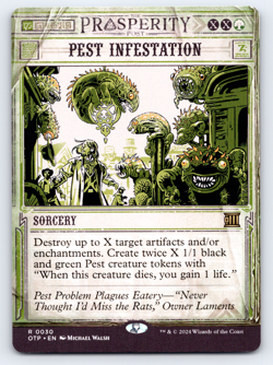 Pest Infestation Breaking News - Outlaws of Thunder Junction MTG - Image 1