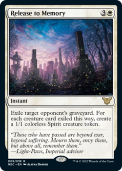 1x Release to Memory MTG - Commander: Kamigawa: Neon Dynasty - Light Play - Image 1