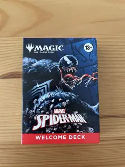 Magic: The Gathering Spider-Man Welcome Deck Venom Black Sealed Brand New - Image 1