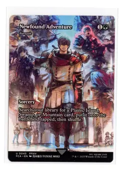 Newfound Adventure (Showcase) U 45 Regular Final Fantasy MTG NM - Image 1