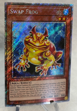Yu-Gi-Oh! Swap Frog - RA03-EN005 Platinum Secret Rare 1st Edition - Image 2
