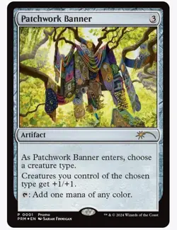MTG Patchwork Banner - Media Promo NM/Foil English - Image 1