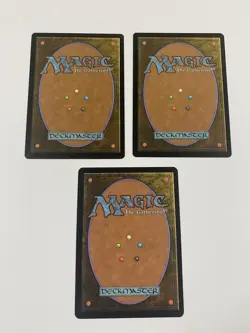 Magic the Gathering 3x Omniscience Core Set 2013 Shadow Signed (1 French) - Image 2