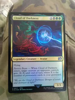 MTG Magic the Gathering Cloud of Darkness (217/764) Final Fantasy MINT FOIL - Image 1