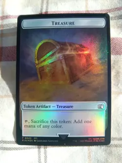 Hero 0007 / Treasure 0023 (Foil) Token MTG Final Fantasy NM - Image 2
