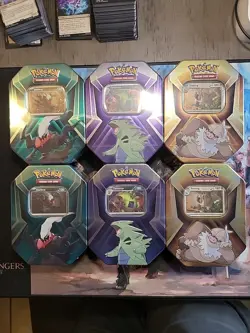 Pokemon TCG Triple Whammy Tins Darkrai LOT of 6 Factory Sealed - Image 1