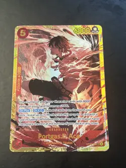 ONE PIECE TCG Portgas D. Ace OP16-118 SEC The Time of Battle ENGLISH - Image 1