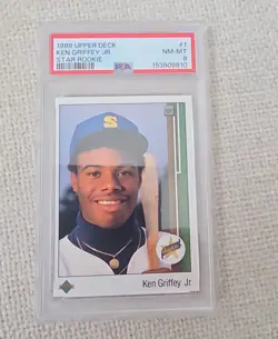 1989 Upper Deck - Star Rookie Ken Griffey Jr #1 (RC) ROOKIE CARD 🔥 - Image 4