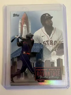 YORDAN ALVAREZ 2024 Topps Series 1 Home Field Advantage HFA-3 Houston Astros - Image 1