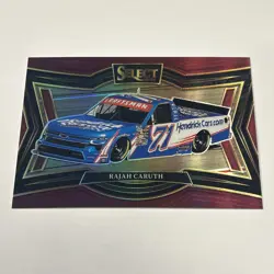 2025 SELECT RACING RAJAH CARUTH PIT ROAD MAROON PRIZM 1/125 #126 NASCAR - Image 1