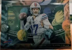 2025 Topps Chrome Cosmic Planetarium Black 1/10 Josh Allen. Please read. - Image 2