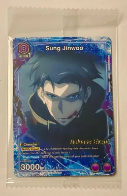 Sung Jinwoo (016) Release Event Promo SOLO LEVELING Union Arena SLG-1-016 Sealed - Image 1