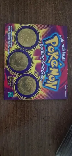 Pokemon Battling Coin Game Hasbro STARMIE Omastar Metapod - Image 1