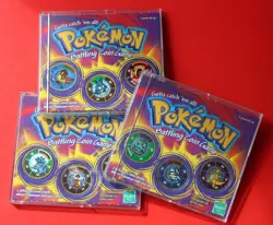 POKEMON Battling Coin Game Hasbro Job Lot X3 Used - Image 1