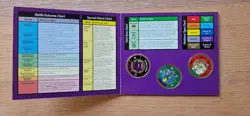 Pokemon Battling Coin Game Hasbro GENGAR Ninetales CIB Complete Vintage 1999 - Image 2