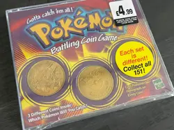 pokemon Vintage battling coins coin game factory sealed 1999 - Image 2
