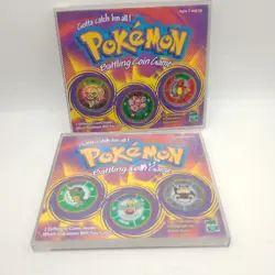 Pokemon 1999 Vintage Battling Coin Game, 2 Game Sets, - Image 1