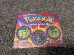 Pokemon Battling Coin Game x6 – Holographic Coins – Pikachu Blastoise Bulbasaur - Image 3