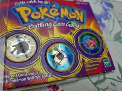 Pokemon 1999 Vintage Battling Coin Game, 2 Game Sets, Including Pikachu Coin - Image 3
