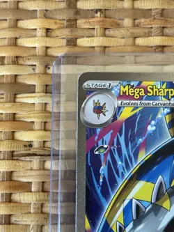 Mega Sharpedo ex 127/094 Special Illustration SIR Pokemon Phantasmal Flames NM - Image 2