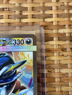 Mega Sharpedo ex 127/094 Special Illustration SIR Pokemon Phantasmal Flames NM - Image 3