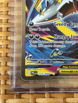 Mega Sharpedo ex 127/094 Special Illustration SIR Pokemon Phantasmal Flames NM - Image 4