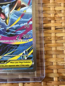 Mega Sharpedo ex 127/094 Special Illustration SIR Pokemon Phantasmal Flames NM - Image 5