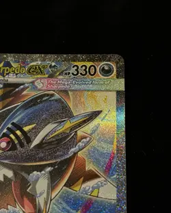 Mega Sharpedo ex 127/094 Special Illustration SIR Pokemon Phantasmal Flames NM - Image 3