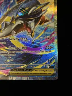 Mega Sharpedo ex 127/094 Special Illustration SIR Pokemon Phantasmal Flames NM - Image 5