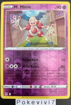 Carte Pokemon M. MIME 067/196 Rare REVERSE Epee et Bouclier 11 EB11 FR NEUF - Image 1