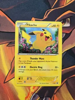Pikachu - XY89 - Cosmos Holo - XY Black Star Promo - Pokemon Card - LP - Image 1