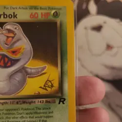 Pokemon Card Lot Of 3 Non Holo Cards Team Rocket Fossil Hitmonlee Dugtrio Arbok - Image 5